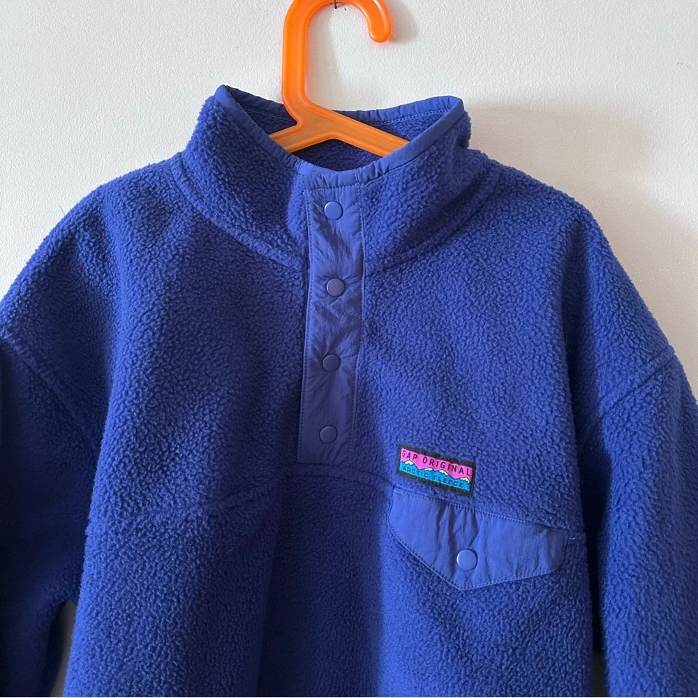 GAP Original Arctic Fleece in Rich Blue/Purple